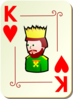 Ornamental King Of Hearts Clip Art